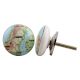 Sweden Map Flat Ceramic Dresser Knob